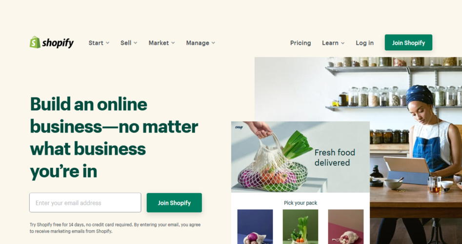 Ecommerce platform Shopify - D38